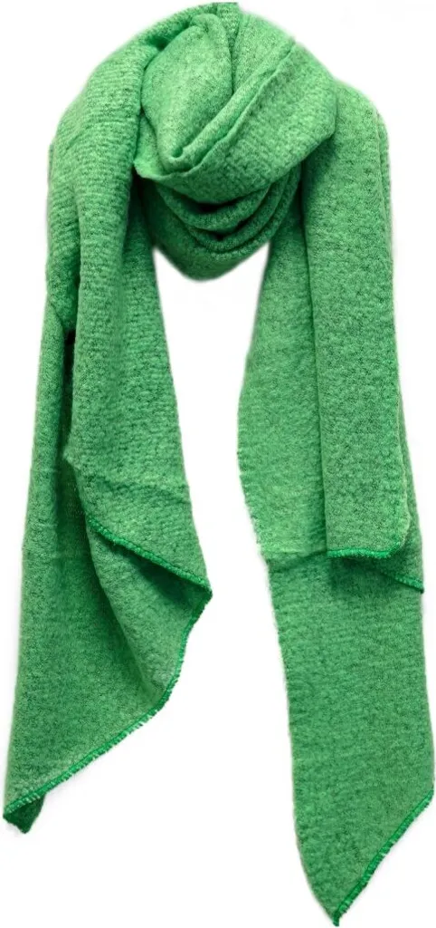 Regalo Perfetto: Sciarpa Elegante Verde Neon 220x70 cm con Stile