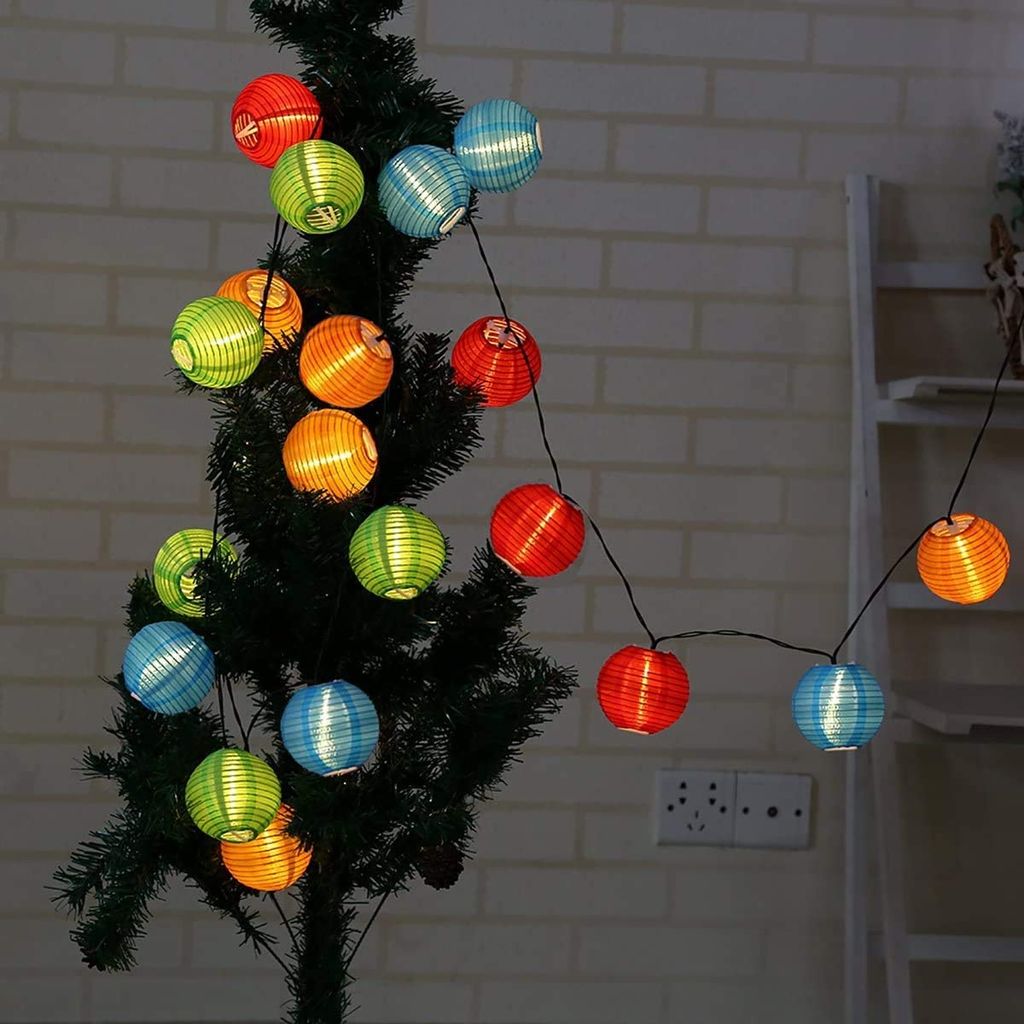 30 Solar Lampion Lichterkette Garten Kette Kaufland.de