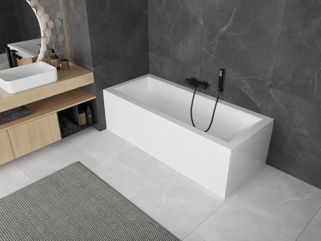 Pannello Vasca 180cm Mexen Uni Bianco Acrilico - Acquista Online 55099-180 - 2