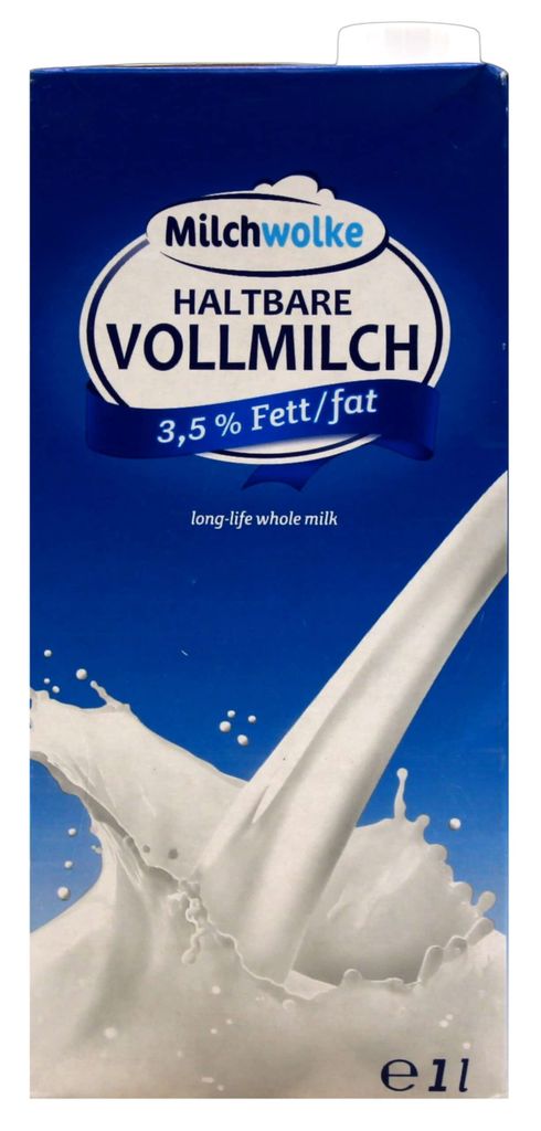 Milchwolke haltbare Vollmilch 3,5% Fett, 12er Pack (12 x 1 l)