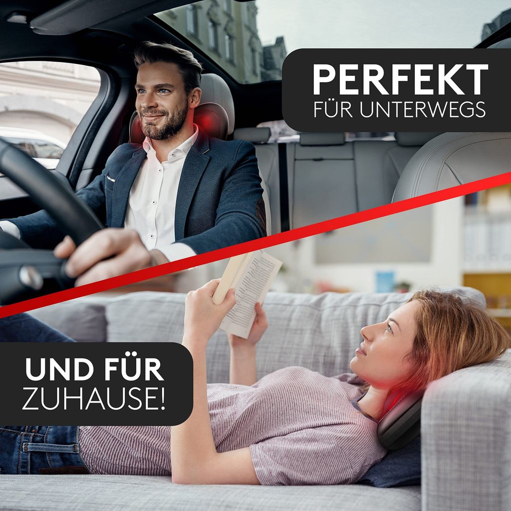 Wellax - Massagekissen mit Wärmefunktion & 360° Zdjęcie produktu 6