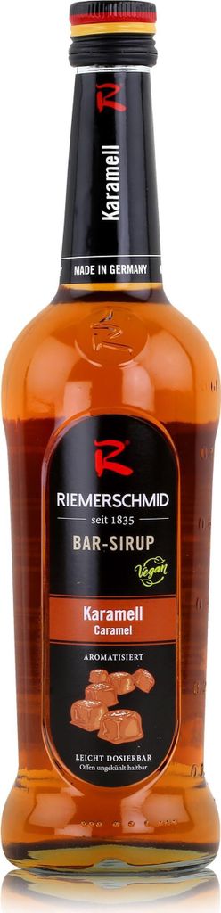 Riemerschmid Bar-Sirup Karamell 0,7L - Cocktails Milchshakes (1er Pack)