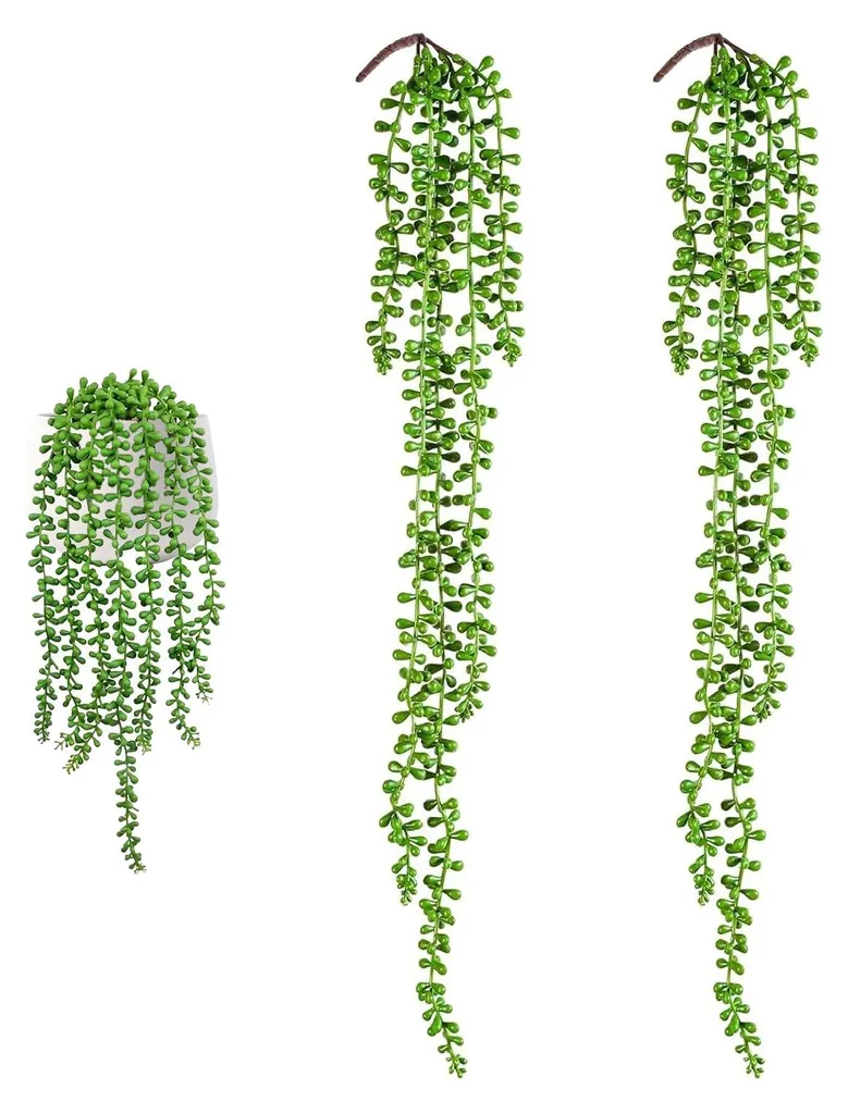 Plantes artificielles retombantes : fini l'arrosage et les feuilles mortes