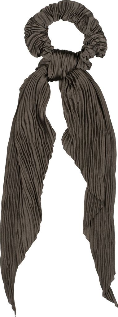 styleBREAKER Damen Haargummi plissiert mit Schleife im Retro Style, elastisch, Scrunchie, Zopfgummi, Haarband 04027014