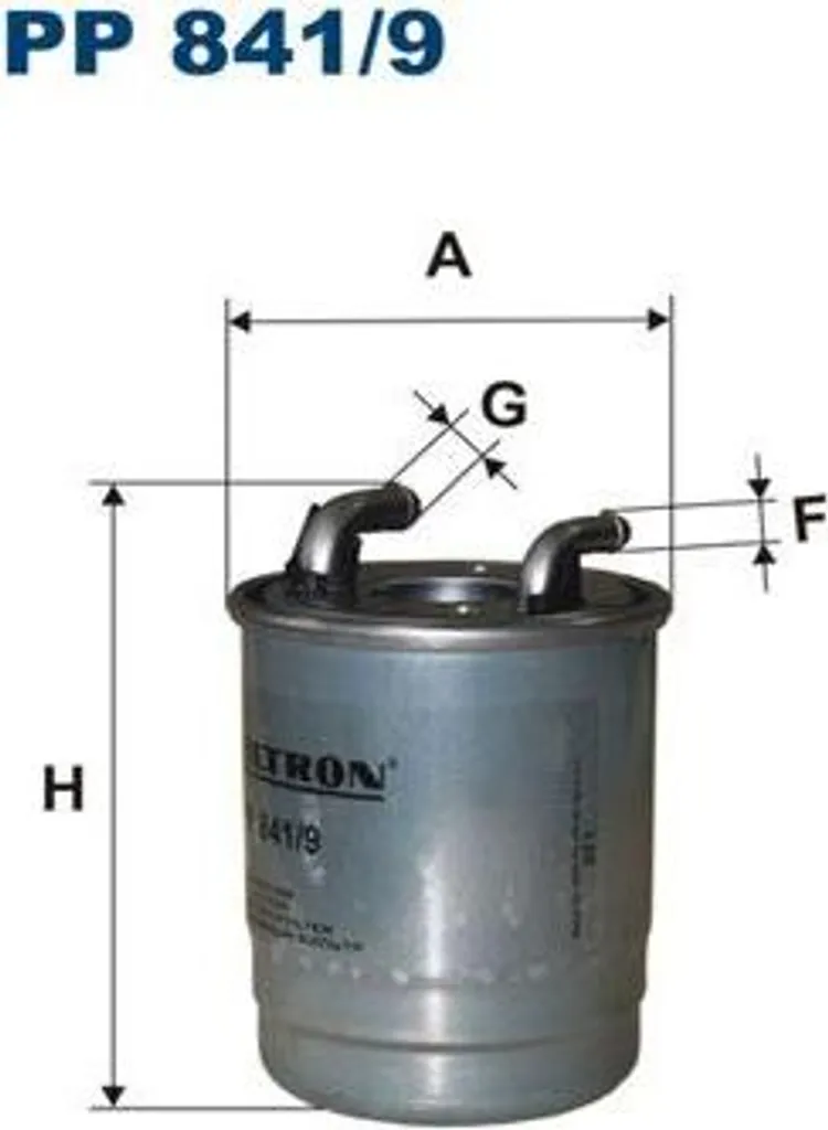 Filtre à carburant pour entretien Sprinter FILTRON PP 841/9 Diesel