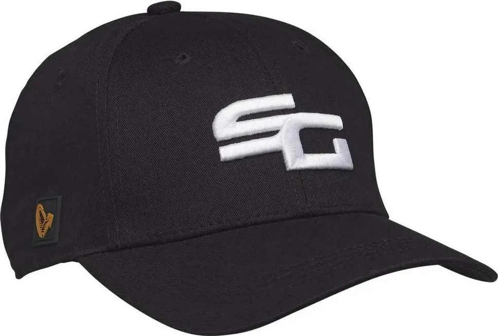 Savage Gear SG Baseball Cap Noire en Coton Robuste et Réglable pour Adulte