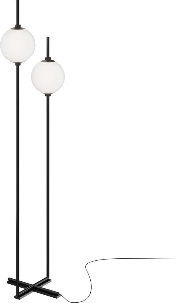 Moderne Stehleuchte "The Sixth Sense" Z020FL-L12BK - Elegantes Design aus Metall, Schalter inklusive, LED 3000K, 12W, 750LM - Perfekt für jeden Zi...