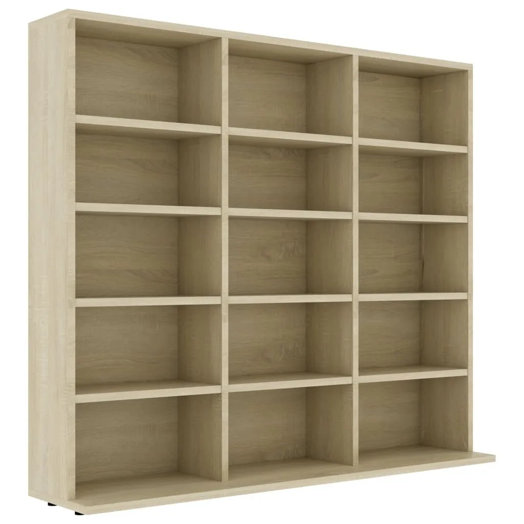 Armadietto Porta CD SYFAX™ Rovere Sonoma | Mobile Multiuso 100cm
