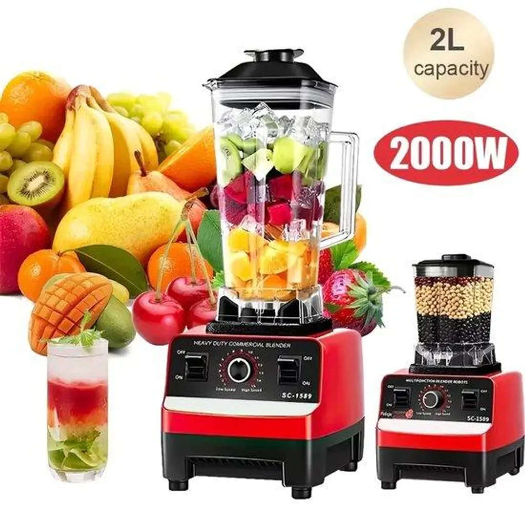 Batteur mélangeur 2-en-1 de 400W, modèle robuste avec support et fouets