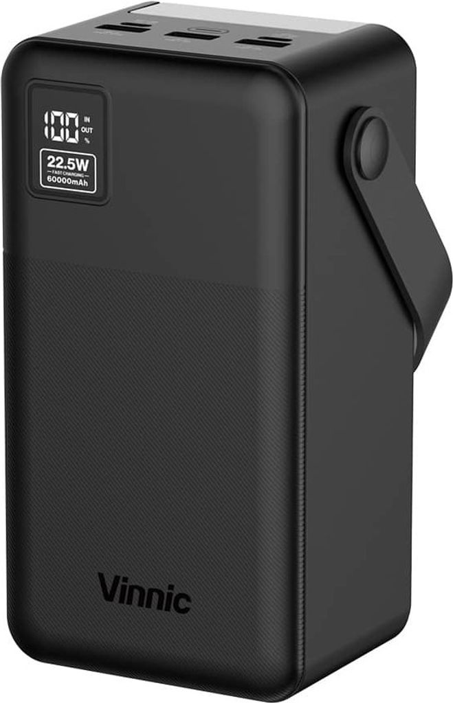 Vinnic EVEREST 4 Powerbank 60.000 mAh Fast Charge