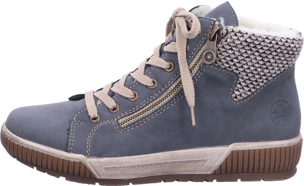 Rieker Veterschoenen Hoog  Veterschoenen Hoog - Licht blauw Image du produit 