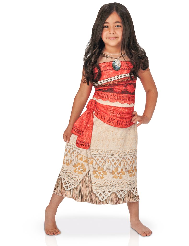 Vaiana Moana Prinzessin Kleid Kinder Mädchen Cosplay Kostüm Karneval Festkleid 