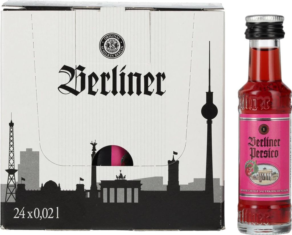 Berliner Persico Sauerkirschenlikör 16% Vol. 24x0,02l Produktbild 