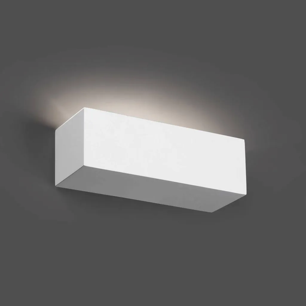 Applique blanche Eaco 1 ampoule - Solution éclairage mural gain de place
