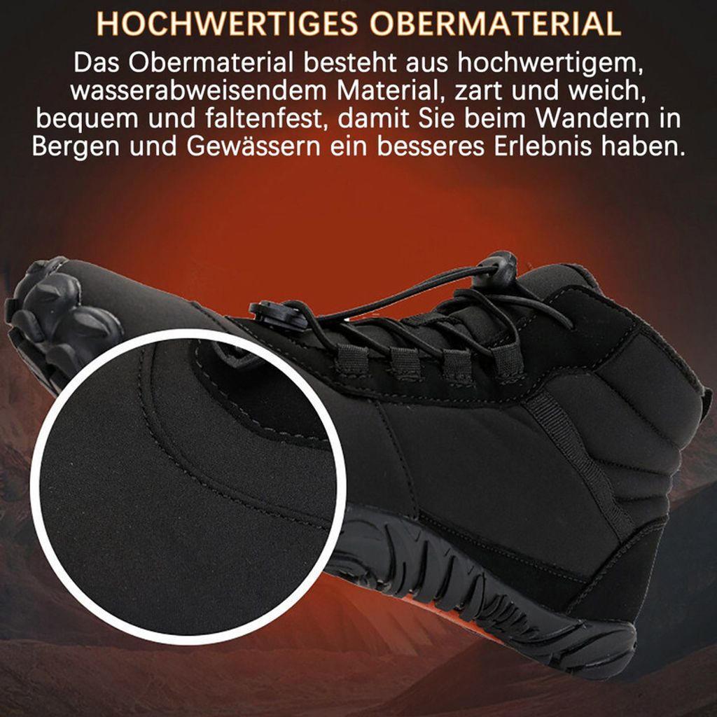 Barfußschuhe Damen & Herren warme Winter-Stiefel gefüttert Produktbild 5