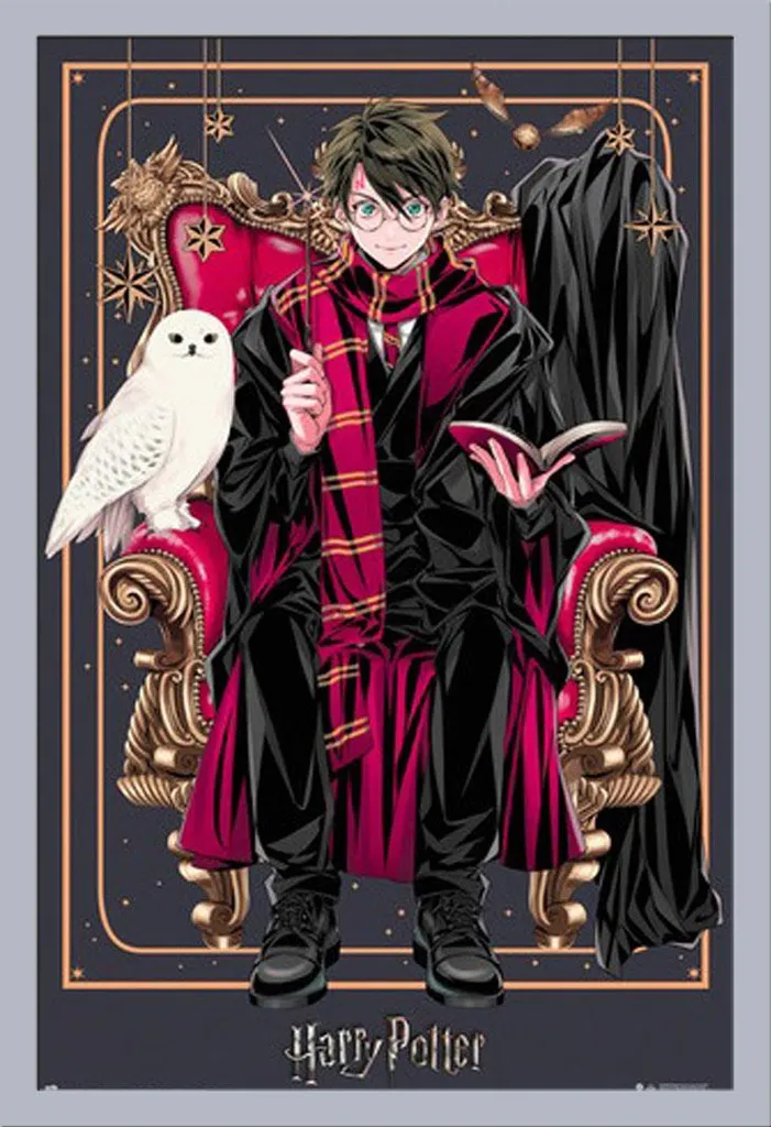 Harry Potter Wizard Dynasty Maxi Poster Incorniciato Argento Shinsuke