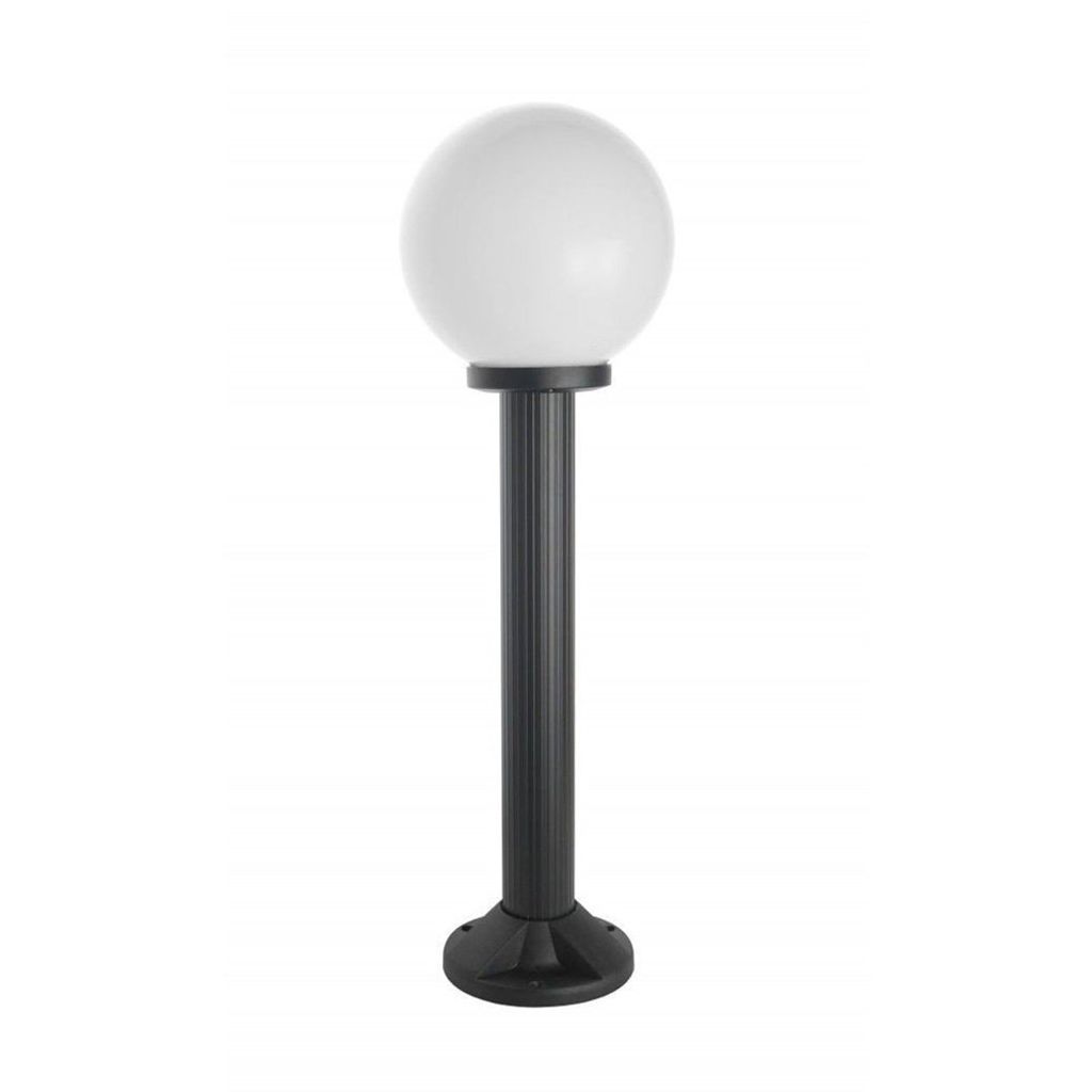 Zahradní lampa 70 cm koule bílá nebo kouřová 20 cm 1xE27 Obrázek produktu 