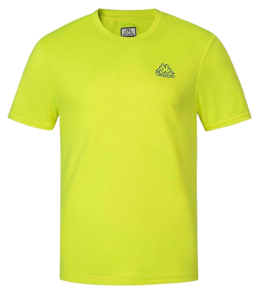 Kappa - T-Shirt für Herren, Regulär GT14854 (S) (Gelb)