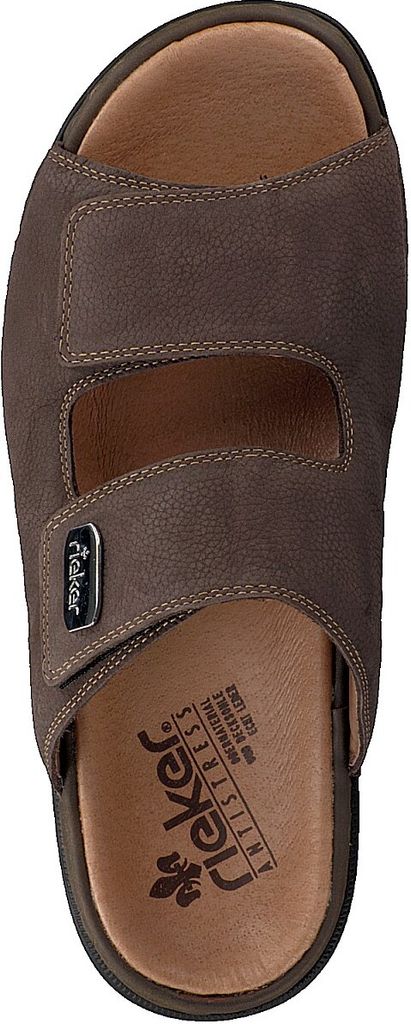 Rieker Pantolette - Braun Glattleder Größe: 43 Normal Produktbild 100