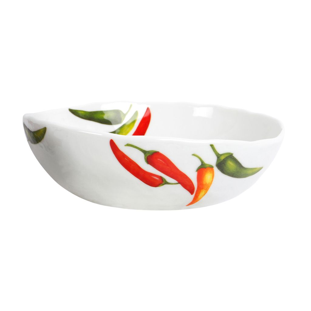 TAITÙ Dieta Mediterranea Salatschüssel Mittelgröße Peperoni