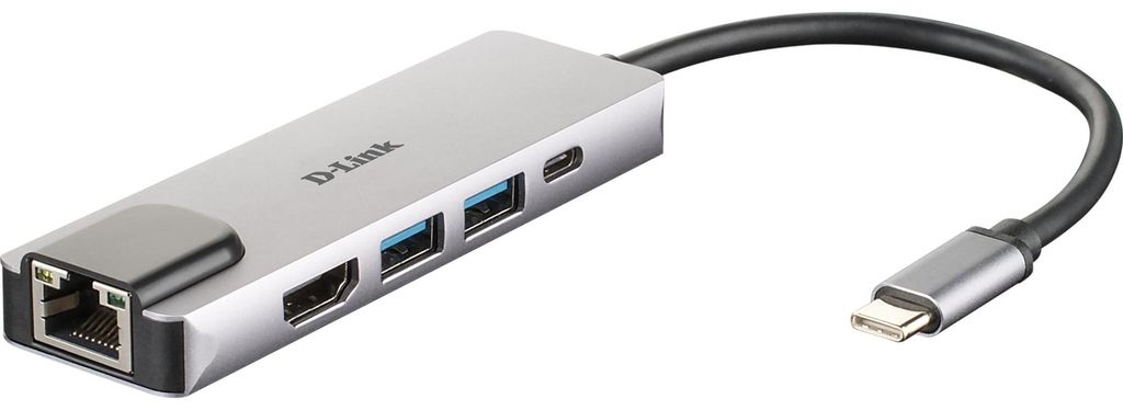 D-Link DUB-M520 USB-C 5-Port USB 3.0 Hub mit HDMI, Produktbild 