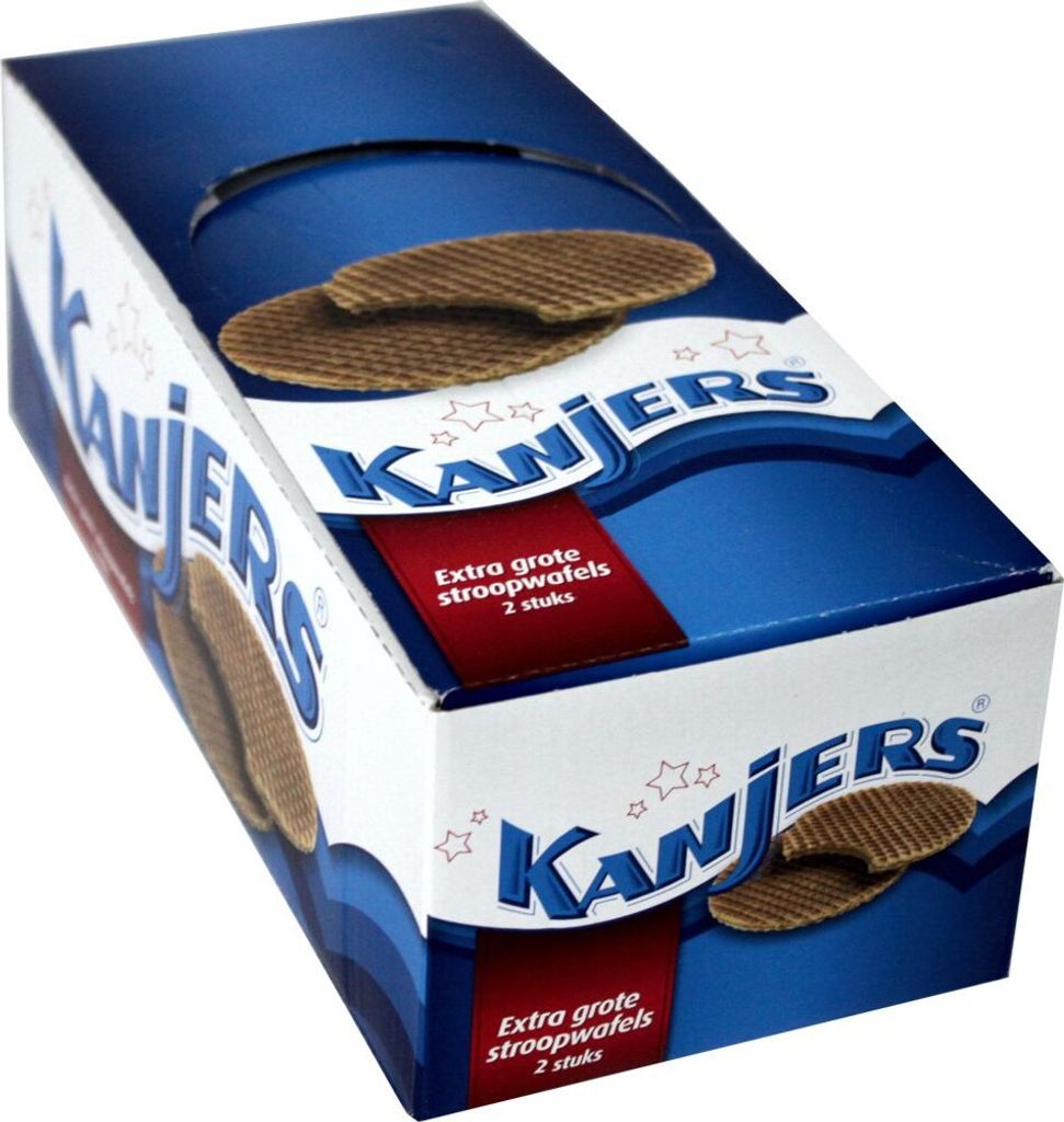 Kanjers Stroopwafels 15 x 80g (Karamell-Sirup-Waffeln) Produktbild 