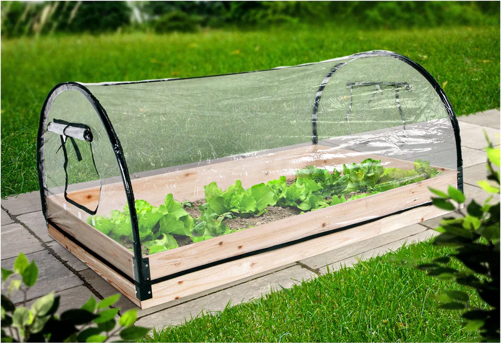 Protégez vos plants du gel avec ce châssis Frühbeet bois métal 120x80 cm