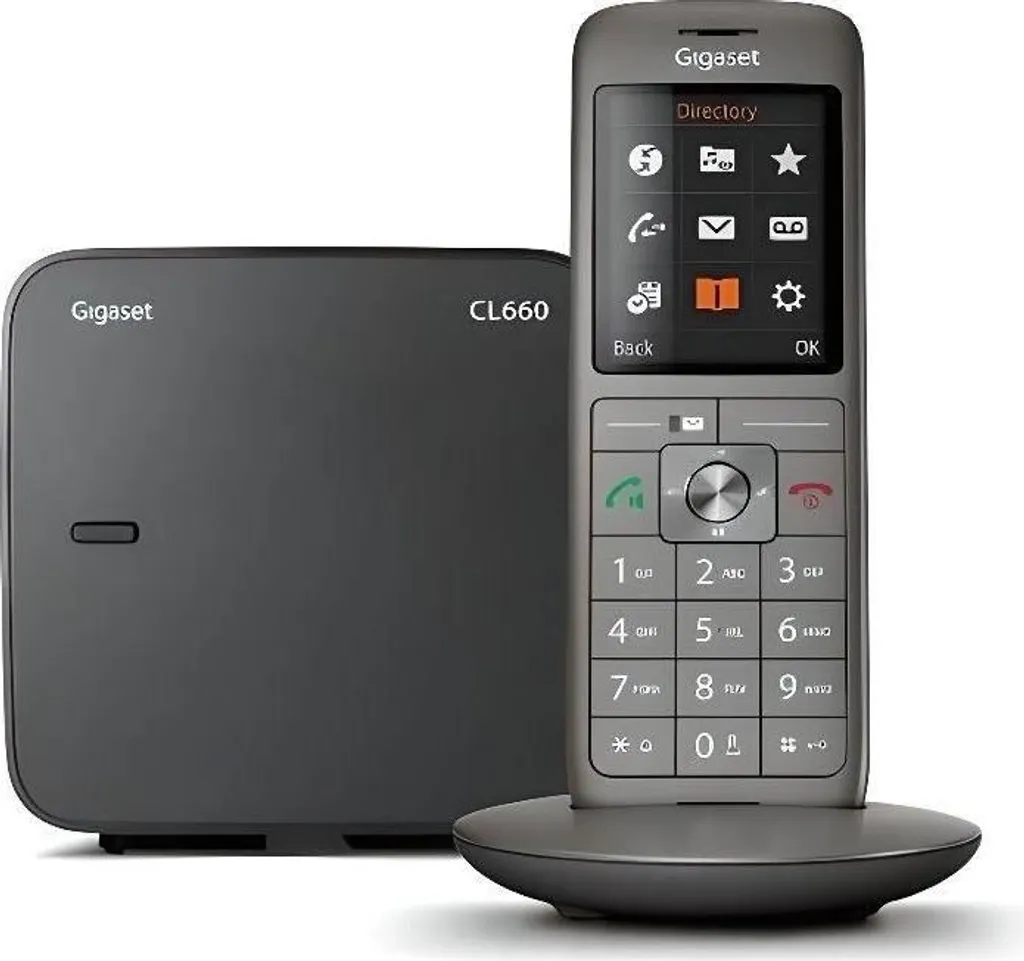 Sistema Cordless Gigaset CL660 Antracite: Qualità e Rubrica 400 Voci