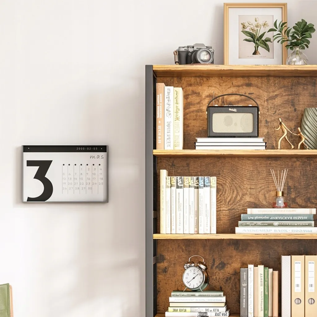 Support Mural Robuste MUVU : Solution de Rangement Bois Rétro Durable - 10