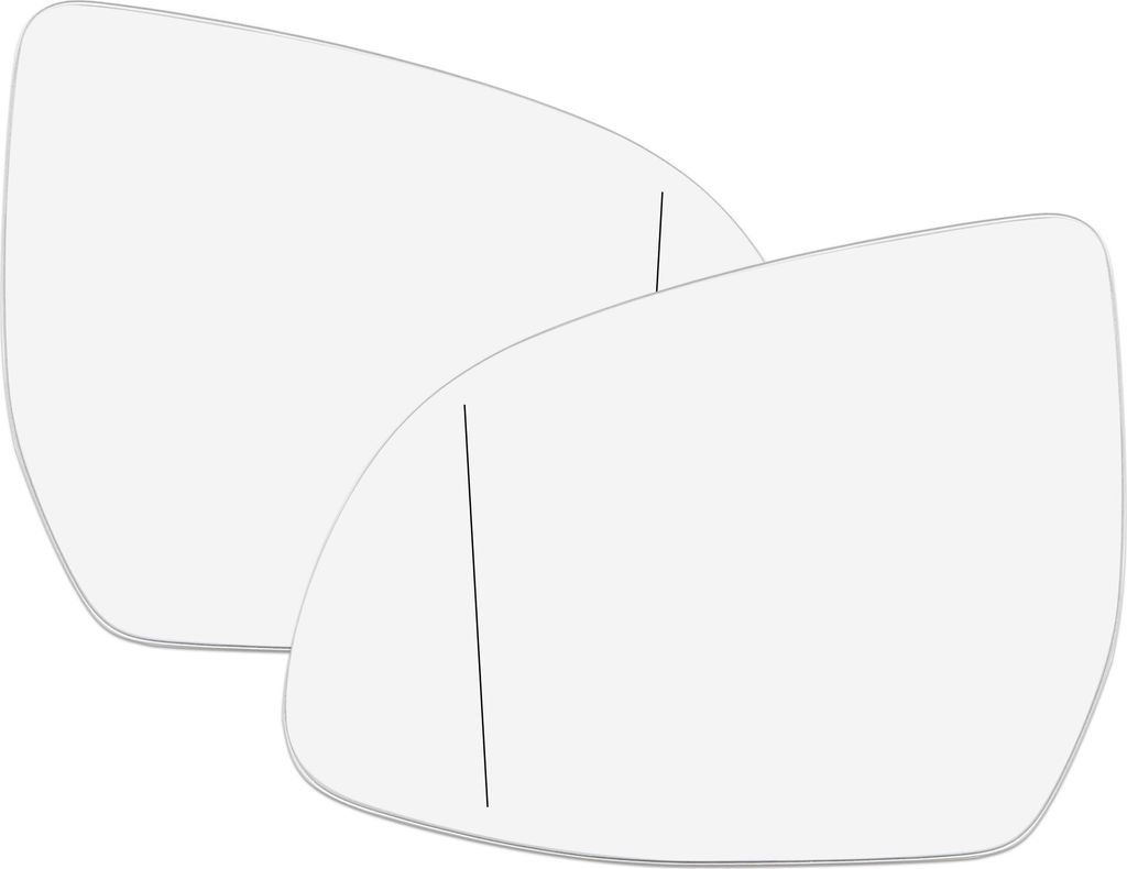 1 Paar Auto Links Rechts Rückspiegelglas 51168291219 51168291220