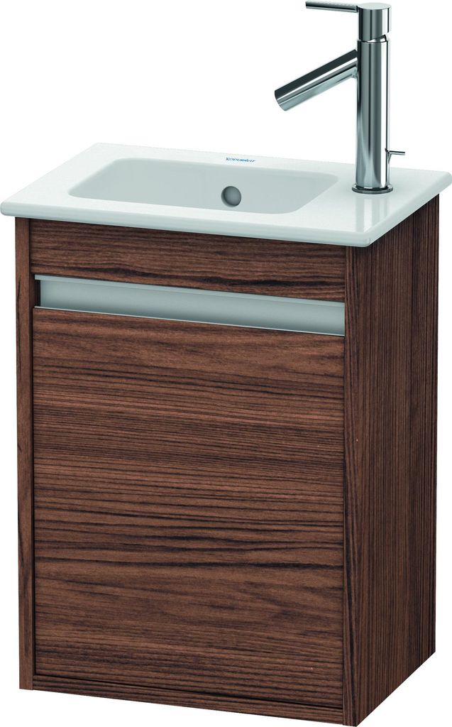 Duravit Ketho Waschtischunterbau wandhängend, 400x550x285 mm, eine Tür, Anschlag links, für ME by Starck 072343, KT6417L2121