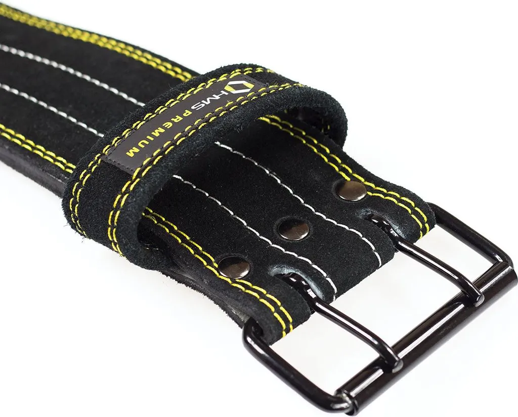 Ceinture de Force de Levage Power Belt Taille L en Cuir Renforcé - 7