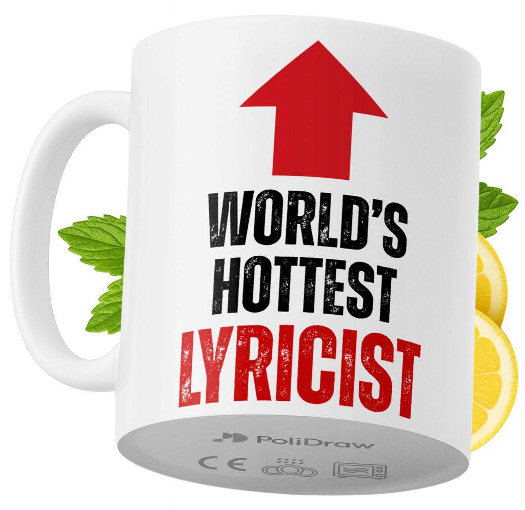 Lustige Tasse für Liedtexter - Kaffee- oder Teetasse mit witzigem Textdesign - ideal für Geburtstage, Namenstage, Feiertage und besondere Anläss...