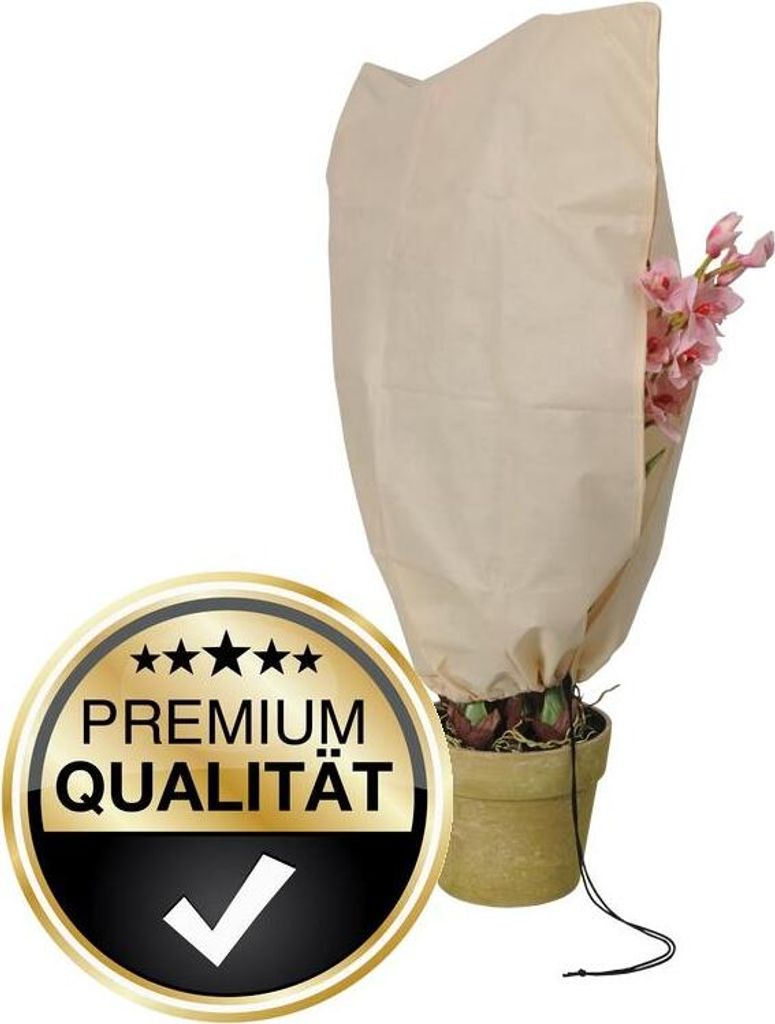 Noor Winterschutz Hauben L 100 cm x 80 cm (HxB) 2 Stk. mit Reißverschluss 1 Zugseil 2er Pack; 011150L