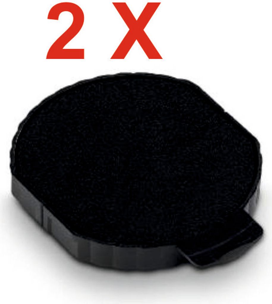 2 X Trodat Ersatzkissen 6/15 für Professional 5215 – Stempelfarbe schwarzFür 5215, 5415,54045