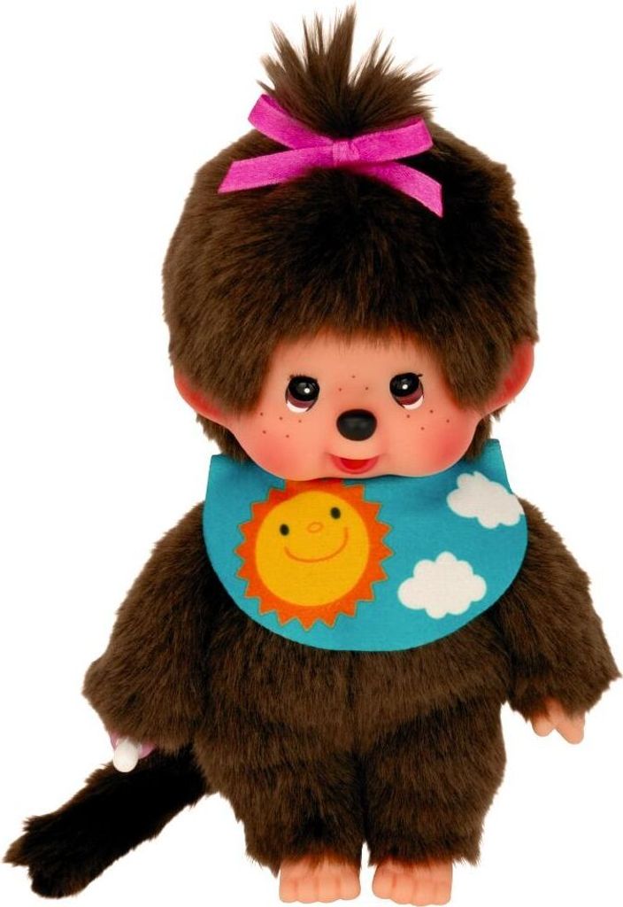 Monchhichi fille Sleepy avec yeux pour dormir Image du produit 