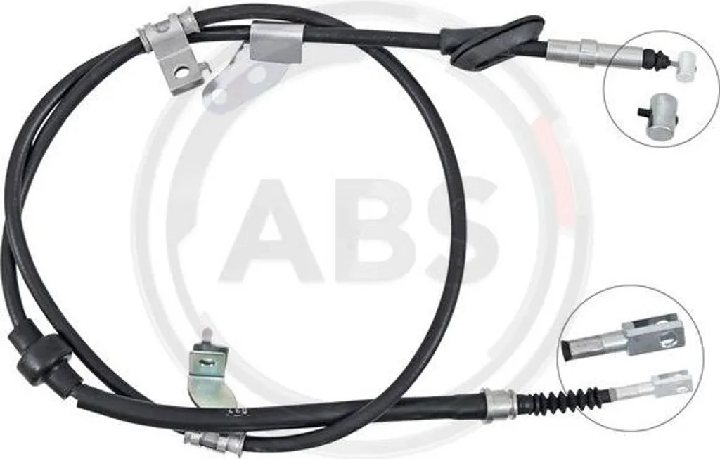 Câble de frein à main A.B.S. K19825 pour Civic - OE 47560ST3E51 Fiable