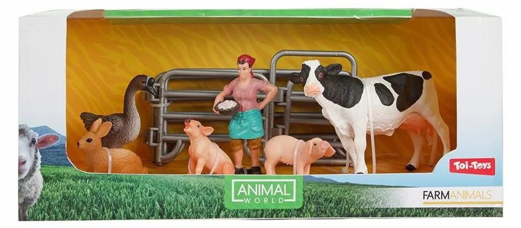 Set de jeu animalier de la ferme éducatif et réaliste pour les enfants
