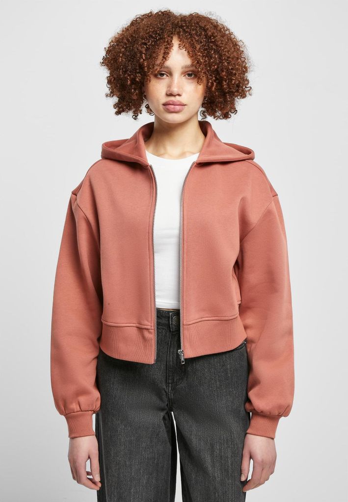 TB4766 - Ladies Short Oversized Zip Jacket terracotta 3XL Produktbild 
