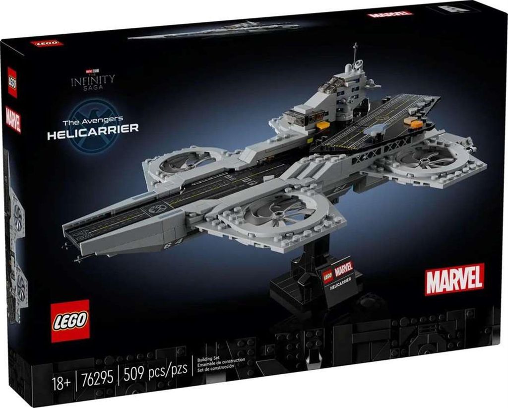 LEGO Marvel Helicarrier degli Avengers, modello costruibile Immagine del prodotto 