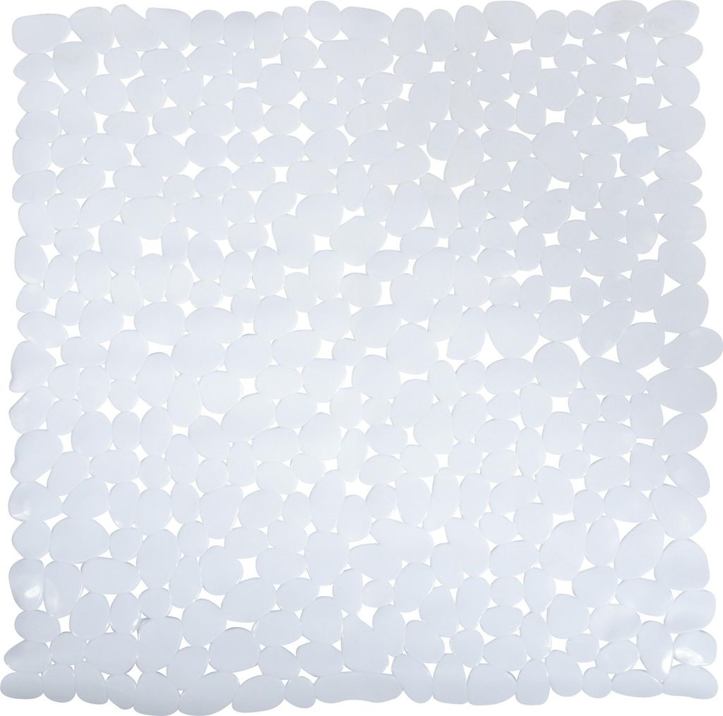 MSV Dusch-/Badeschutzmatte Bad - pvc - weis - 53 x 53 cm Produktbild 