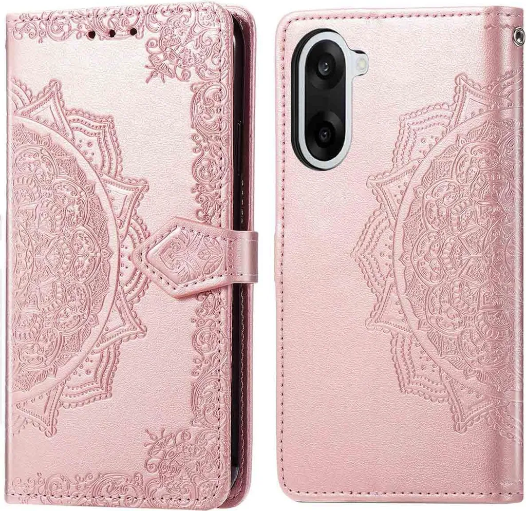 Custodia Protezione OnePlus Nord CE 5 Oro Rosa Mandala imoshion