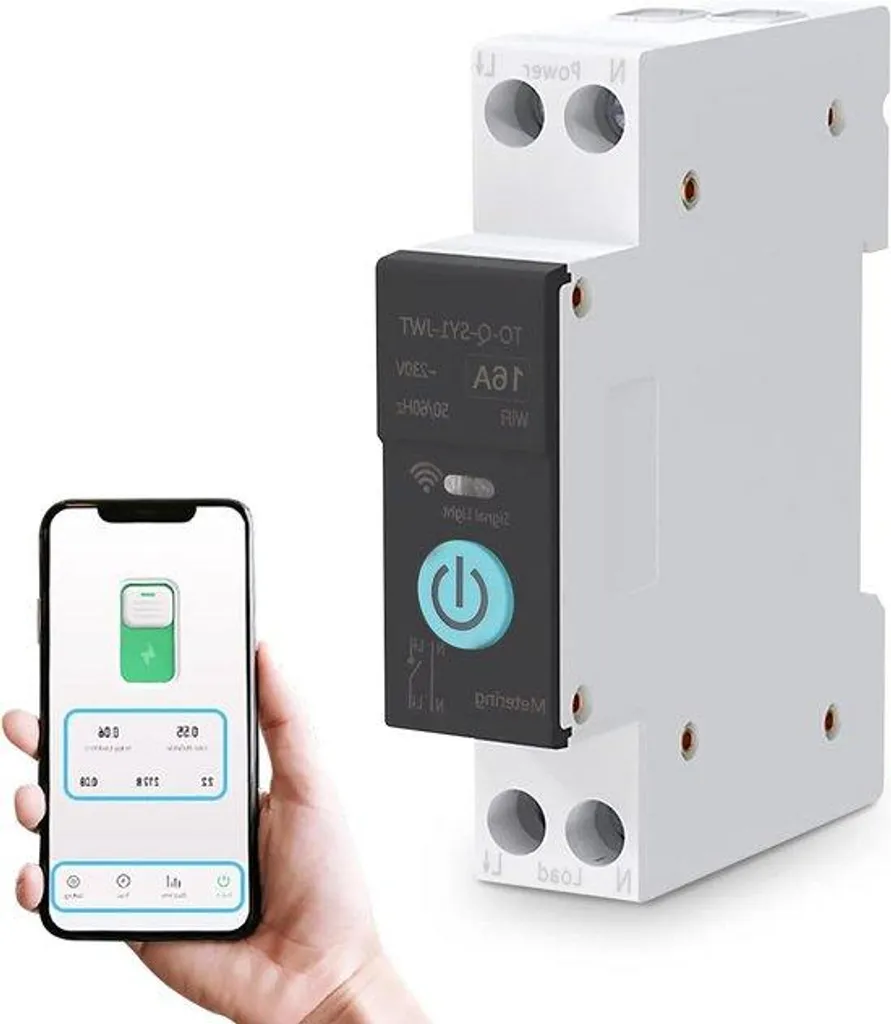 Interrupteur WiFi Intelligent 16A pour Appareils Connectés et Maison