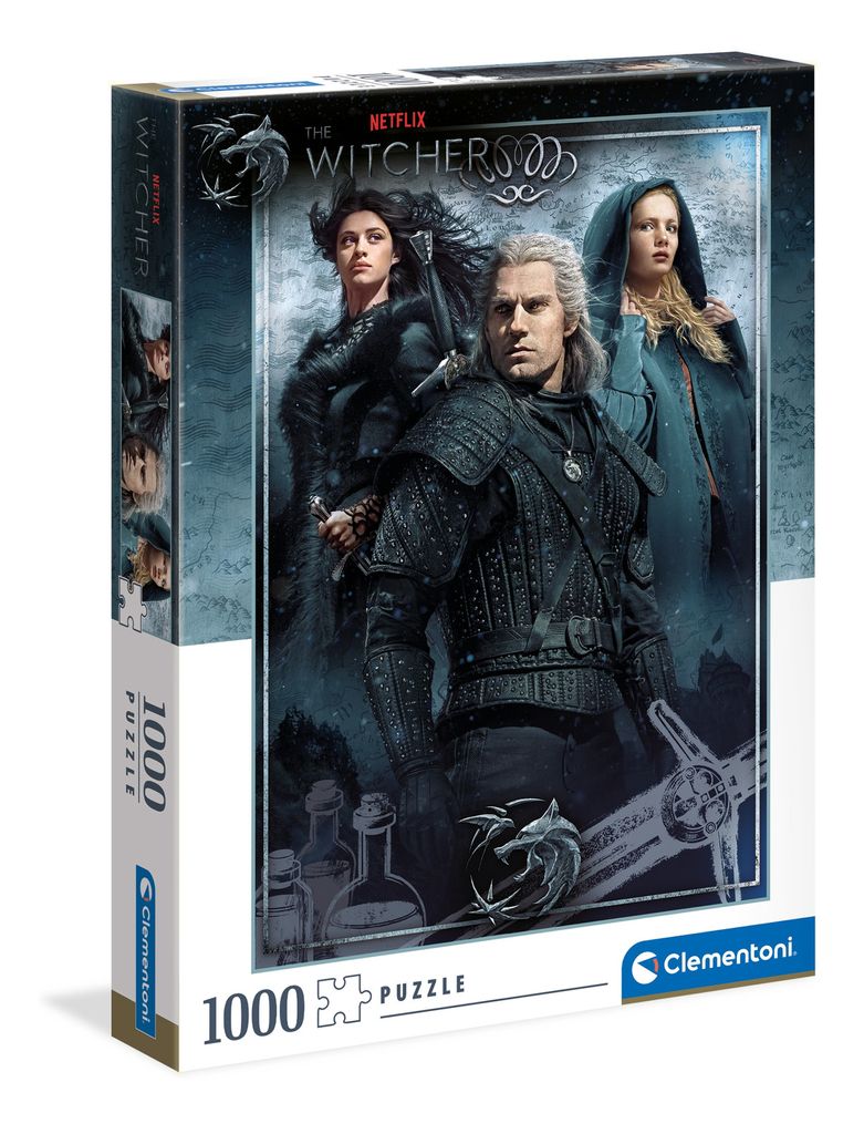 Clementoni 39592 - Puzzle da 1000 pezzi - The Witcher, Immagine del prodotto 