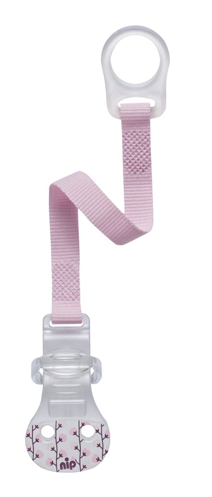 nip Schnullerband mit Softring (Rosa) Produktbild 