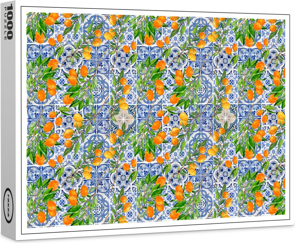 raxxa Premium-Puzzle "Exotische Fliesenkunst: Ein Produktbild 