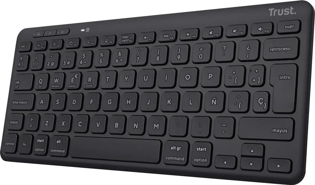 Clavier sans fil rechargeable Trust Lyra Mini avec touches en ciseaux