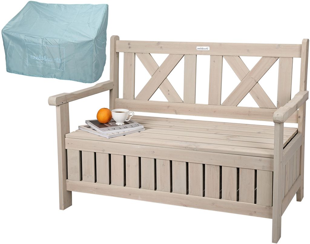 needs&wants® Panca da giardino in legno resistente alle Immagine del prodotto 
