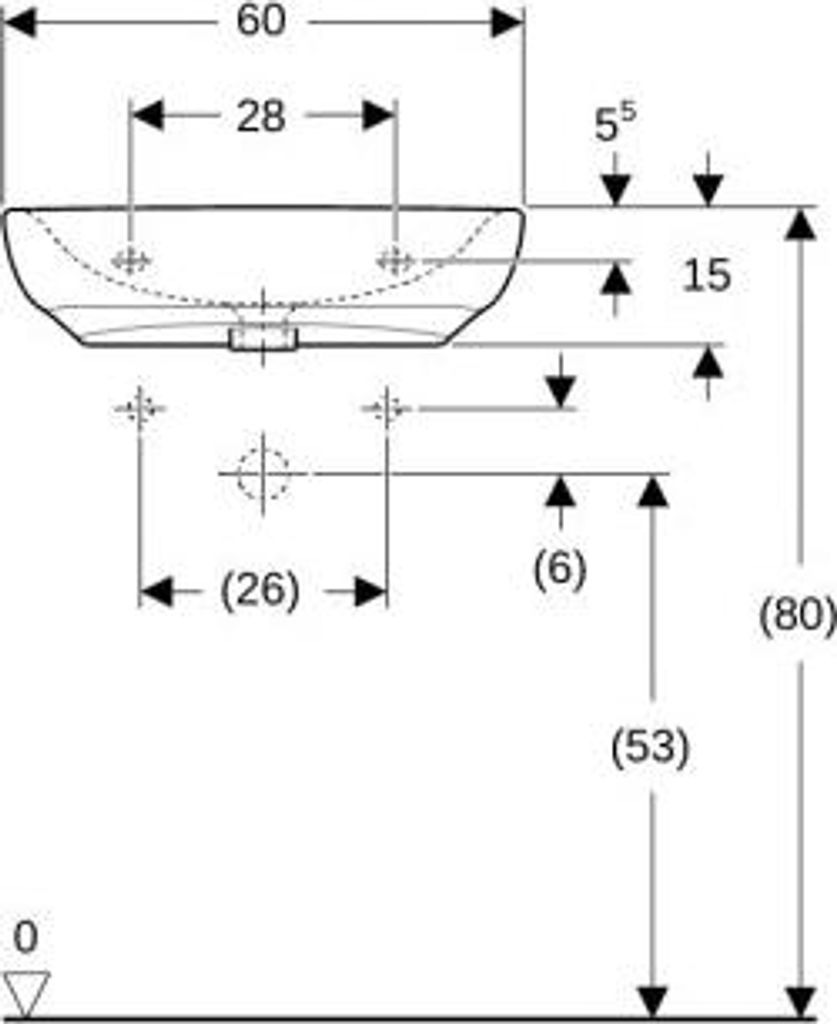 Geberit 501990008 Renova Comfort WT barrierefrei