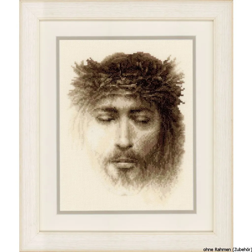 Réussir sa Broderie Jésus facilement avec ce Kit Complet Point de Croix